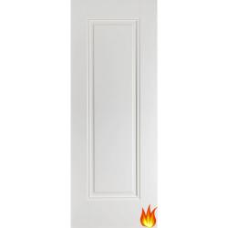 Eindhoven 1 Panel White Internal Fire Door (FD30)